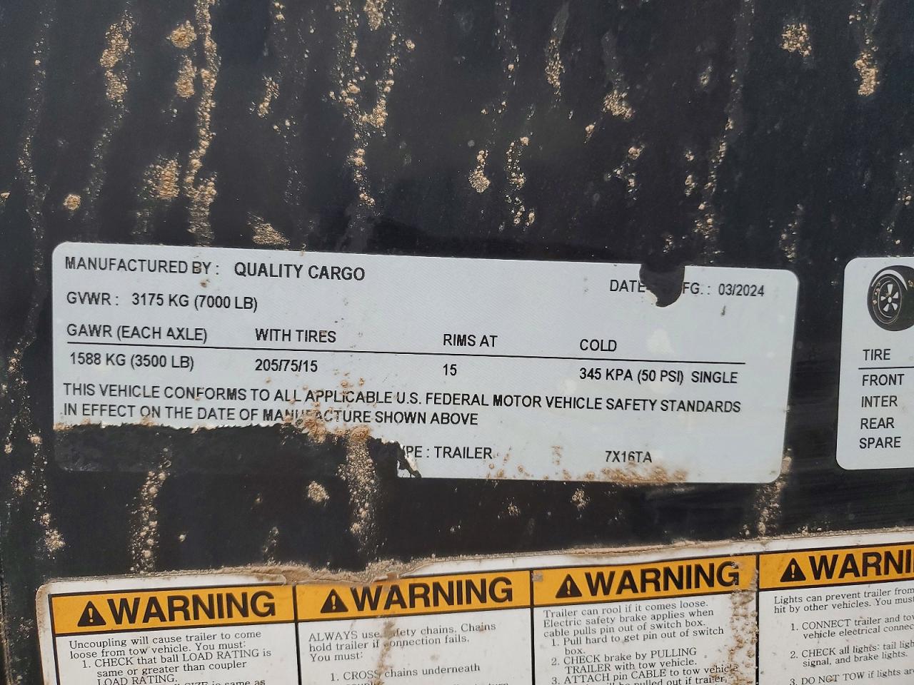2024 QUALITY CARGO