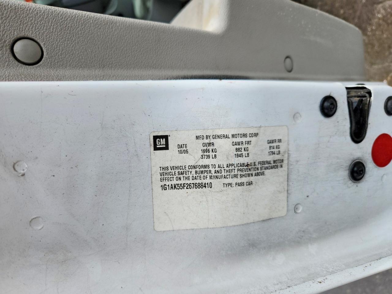 2006 CHEVROLET COBALT
