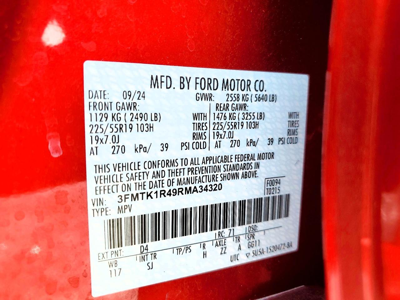 2024 FORD MUSTANG