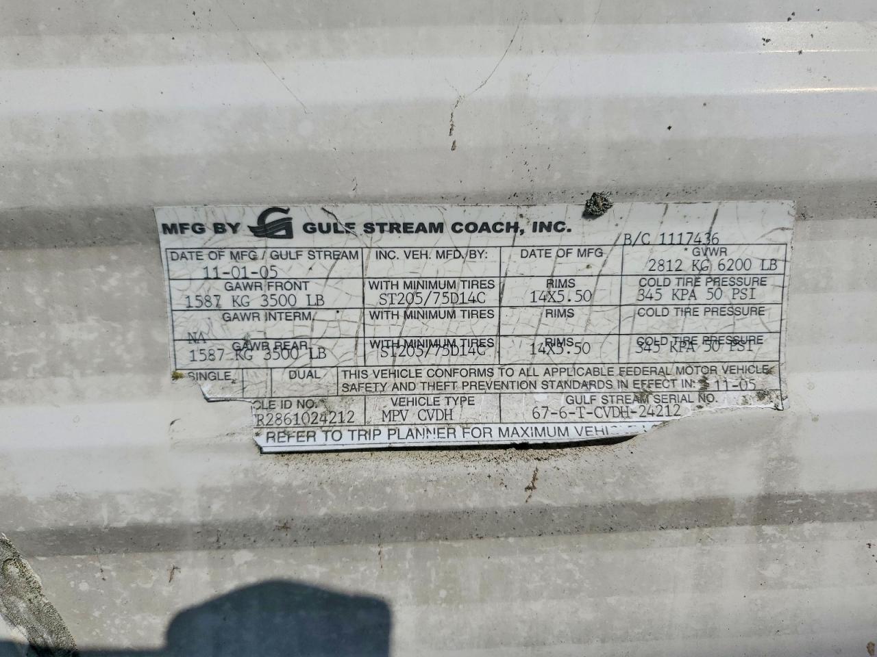 2006 GULF STREAM AMER LITE