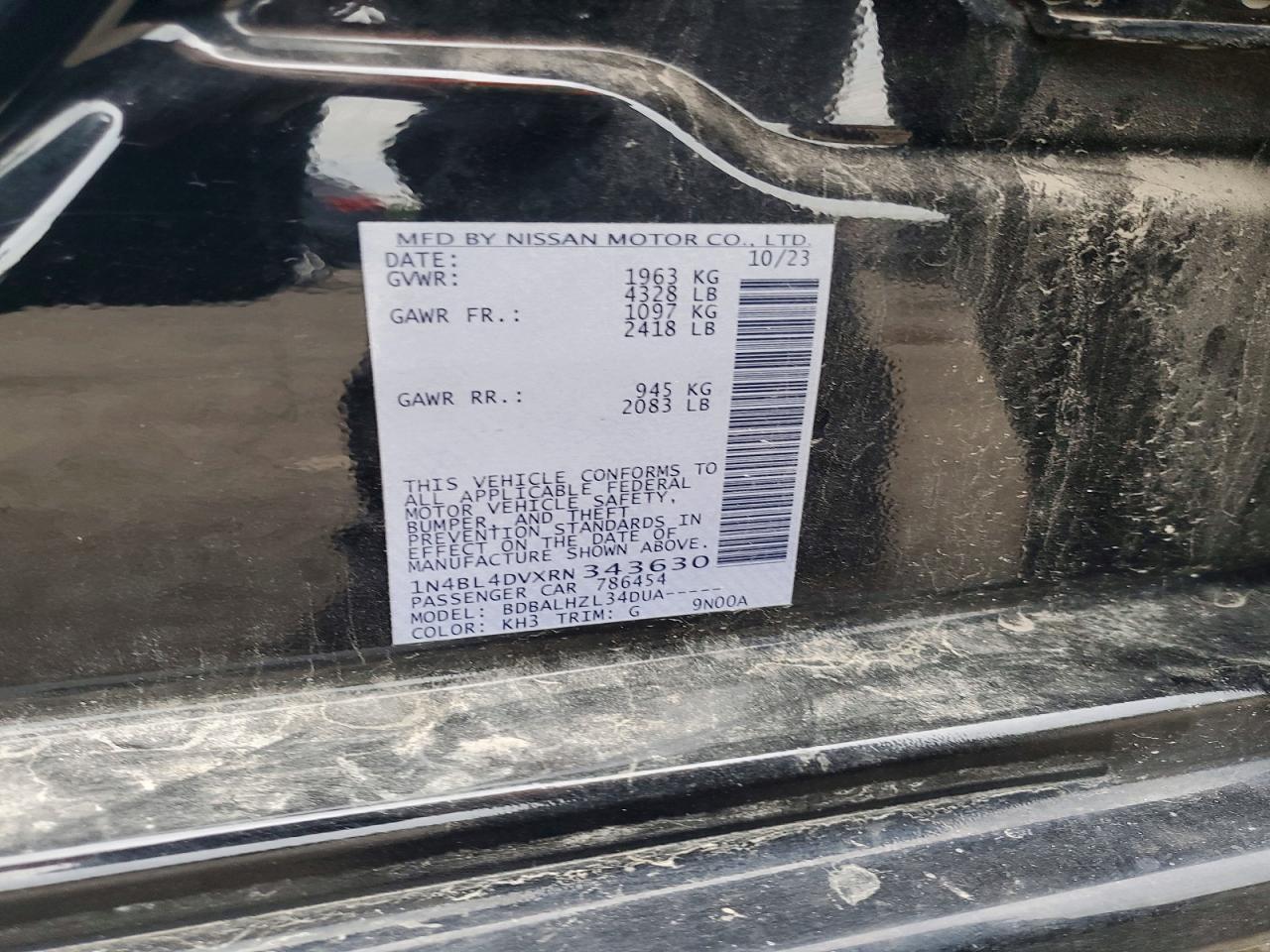 2024 NISSAN ALTIMA