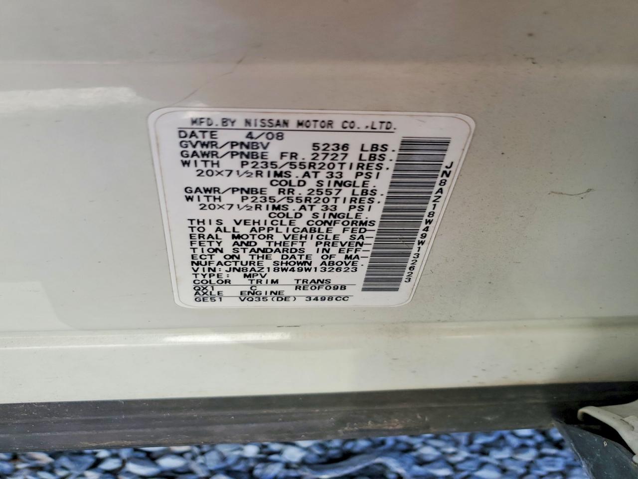 2009 NISSAN MURANO