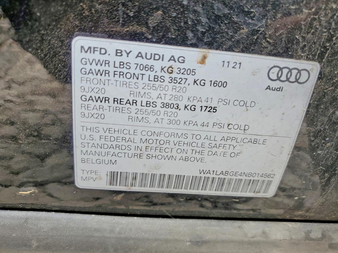 2022 AUDI E-TRON
