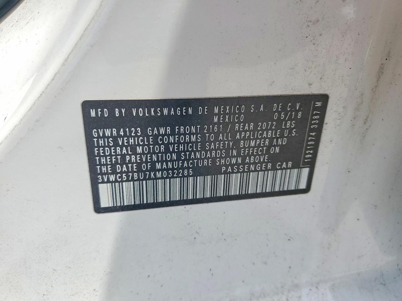 2019 VOLKSWAGEN JETTA