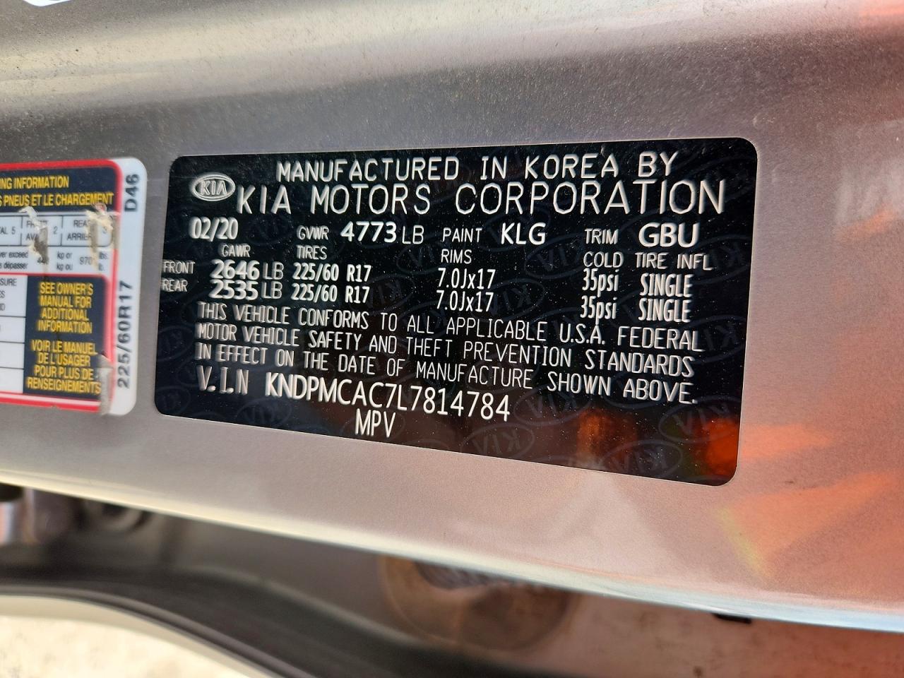 2020 KIA SPORTAGE