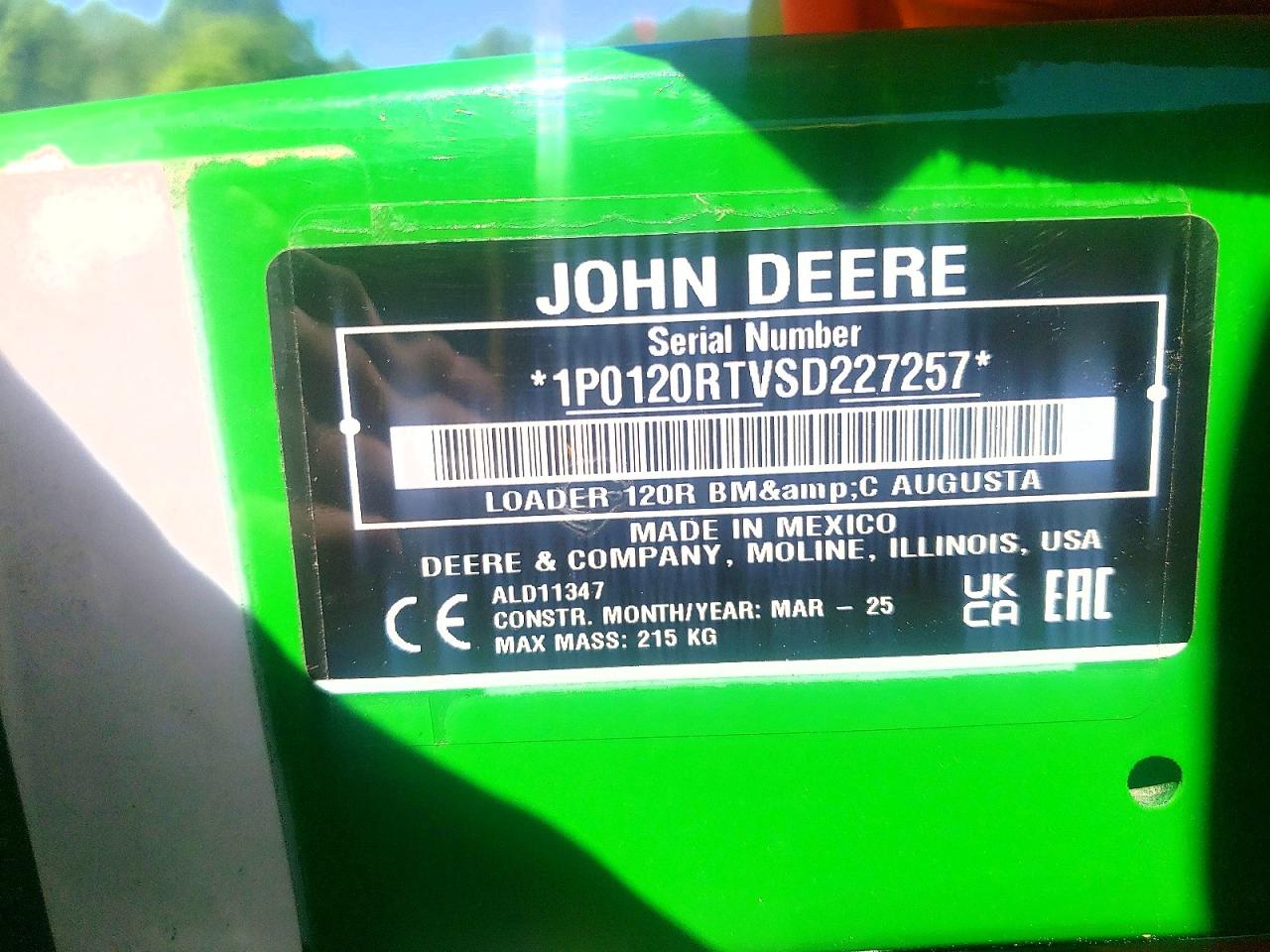 2025 JOHN DEER INDUSTRIAL