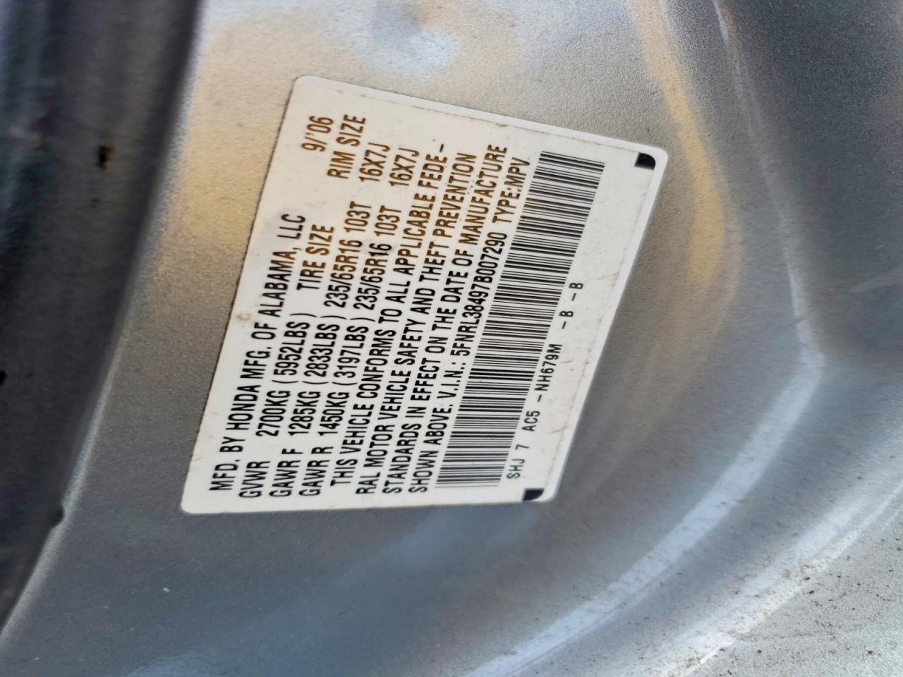 2007 HONDA All Models