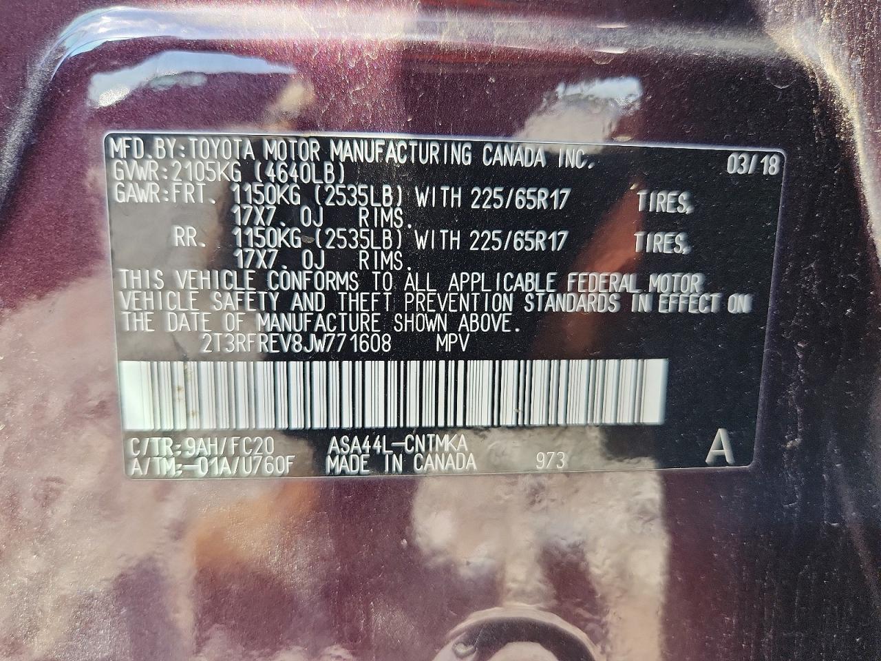 2018 TOYOTA RAV4
