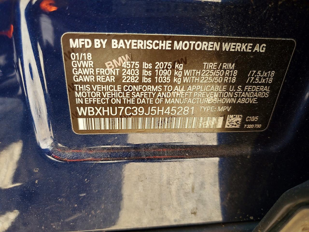 2018 BMW X1