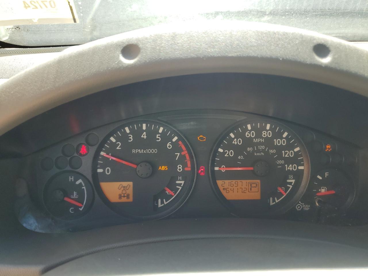 2012 NISSAN FRONTIER