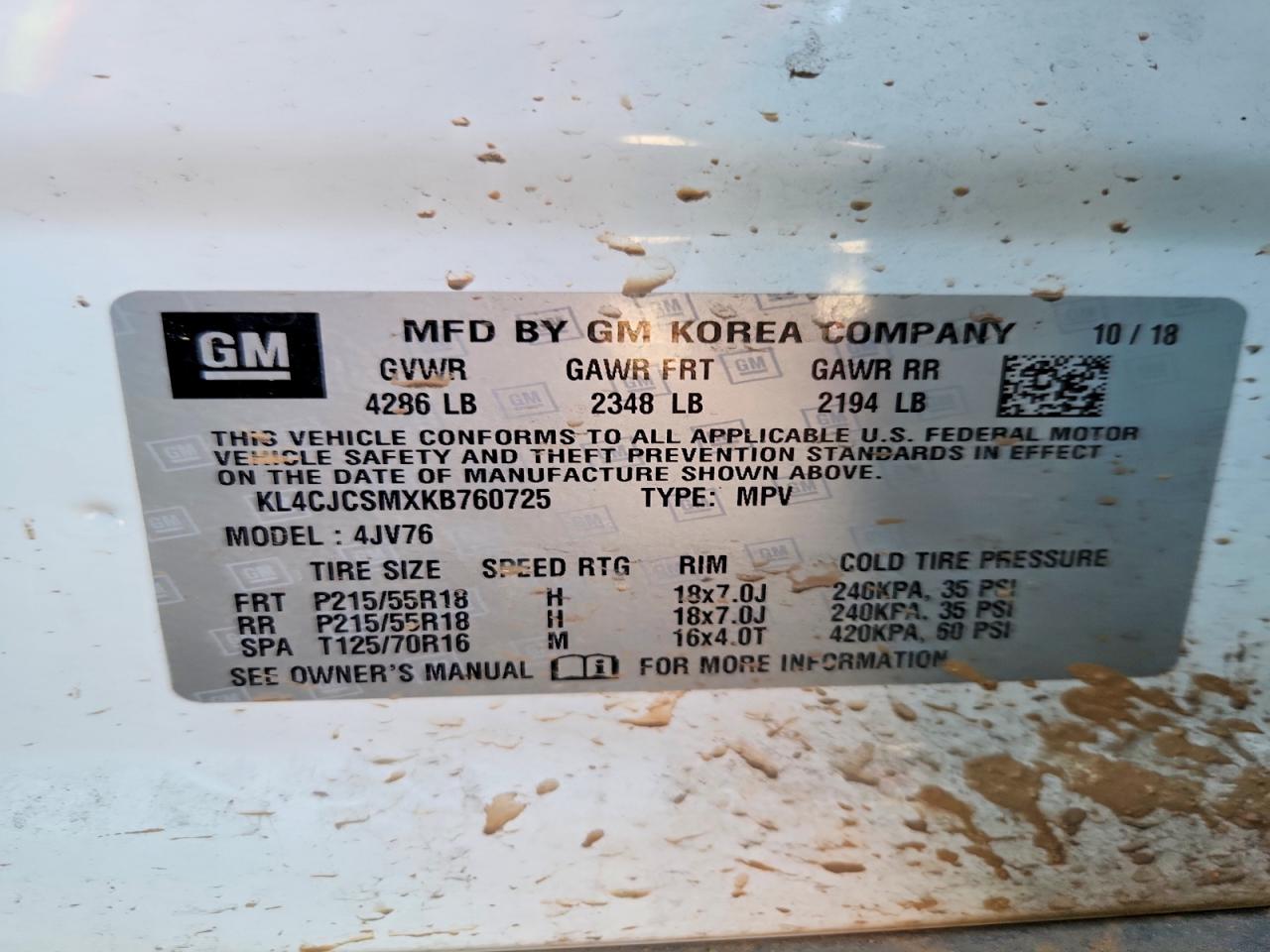 2019 BUICK ENCORE