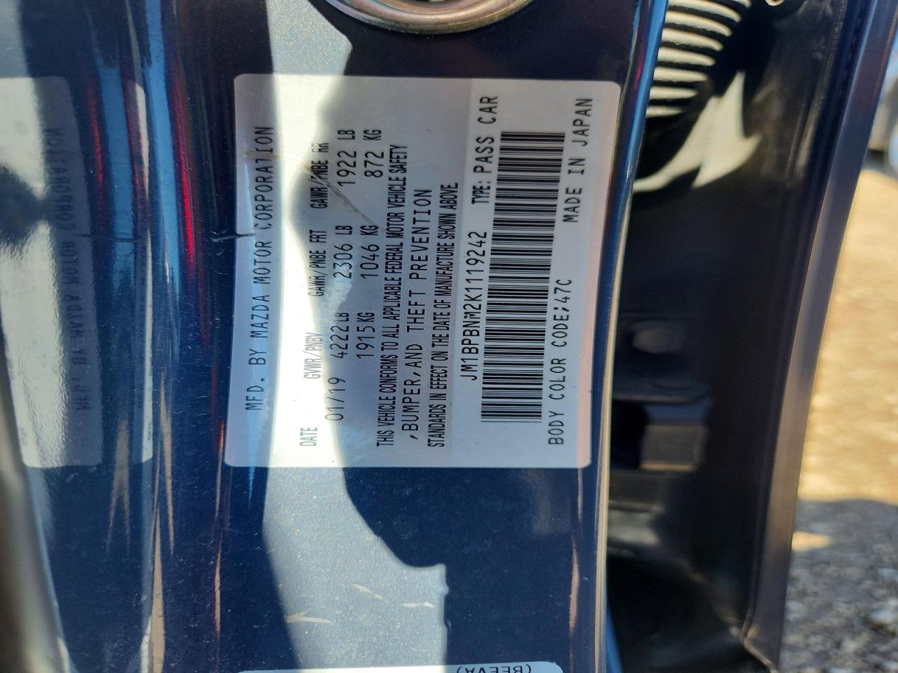 2019 MAZDA 3