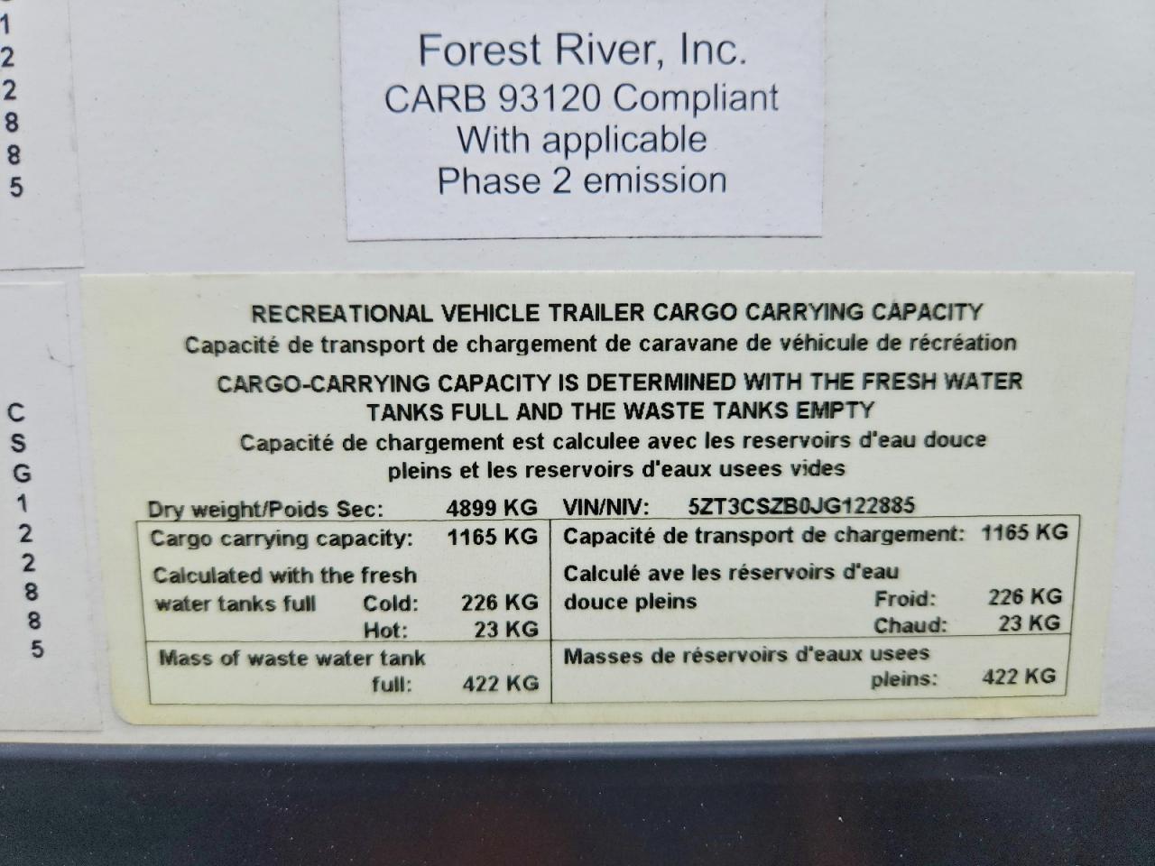 2018 FORESRIVER CRUSADER