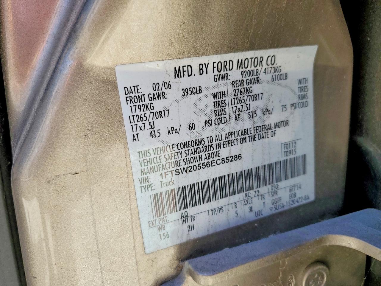 2006 FORD F250