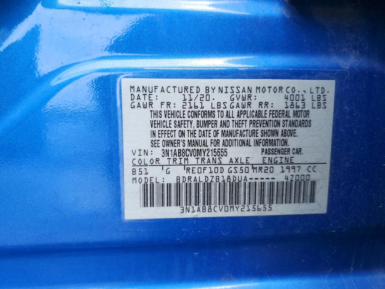 2021 NISSAN SENTRA