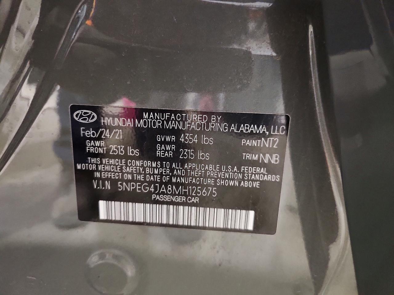 2021 HYUNDAI SONATA