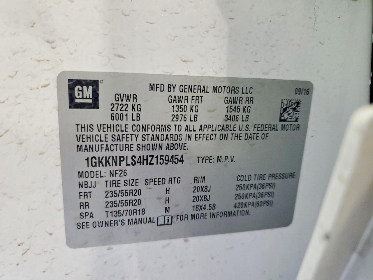 2017 GMC ACADIA DEN