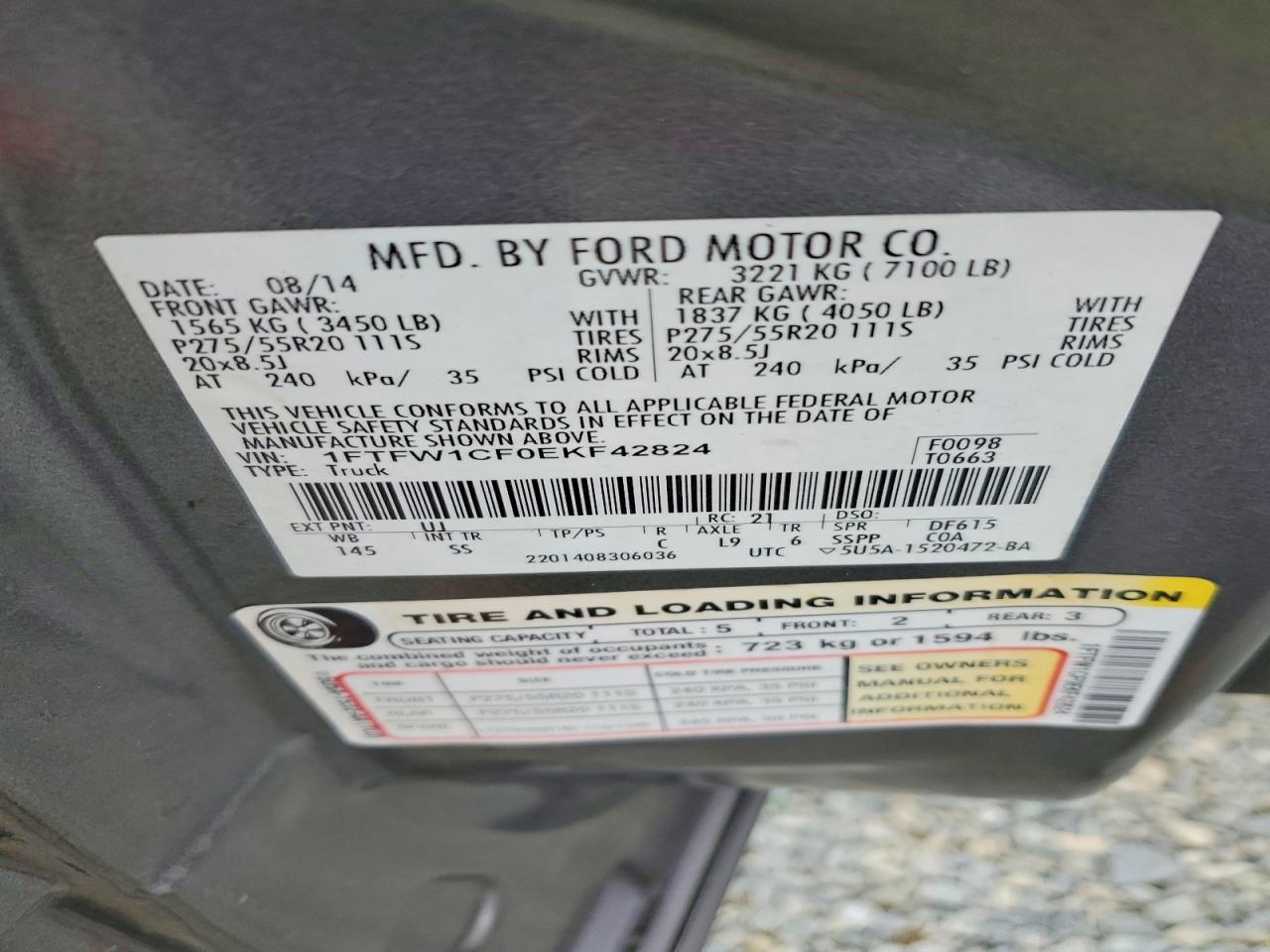 2014 FORD F-150