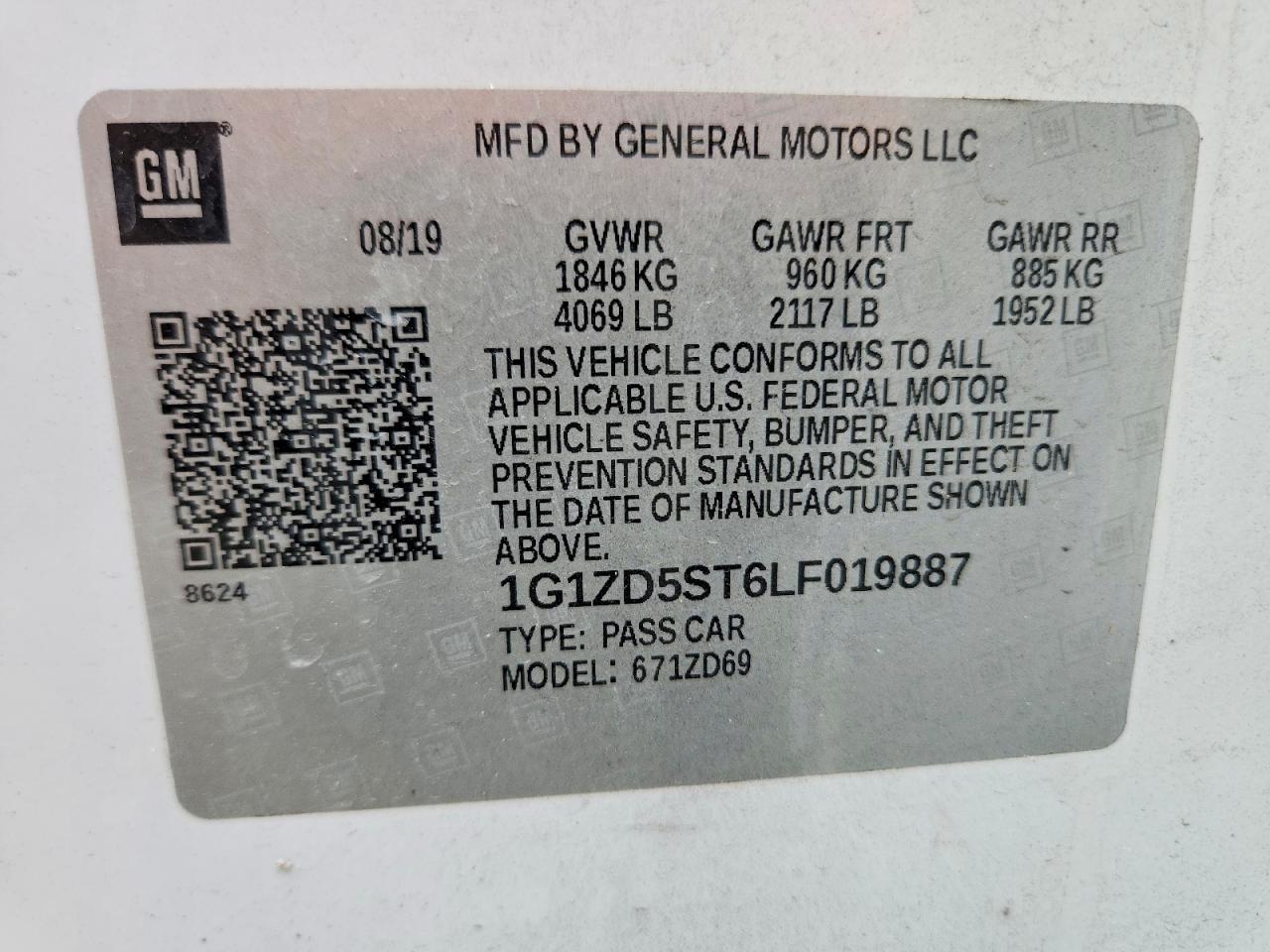 2020 CHEVROLET MALIBU