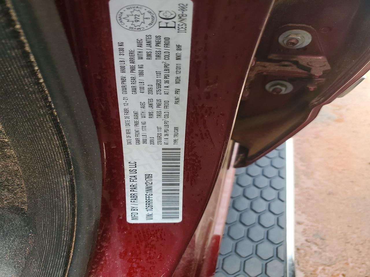 2022 RAM 1500