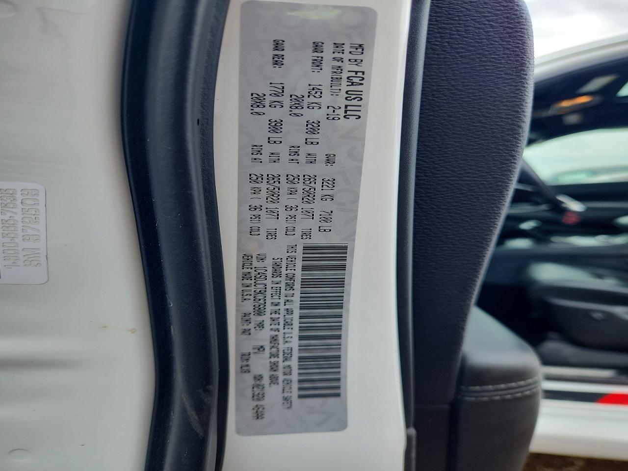 2019 DODGE DURANGO