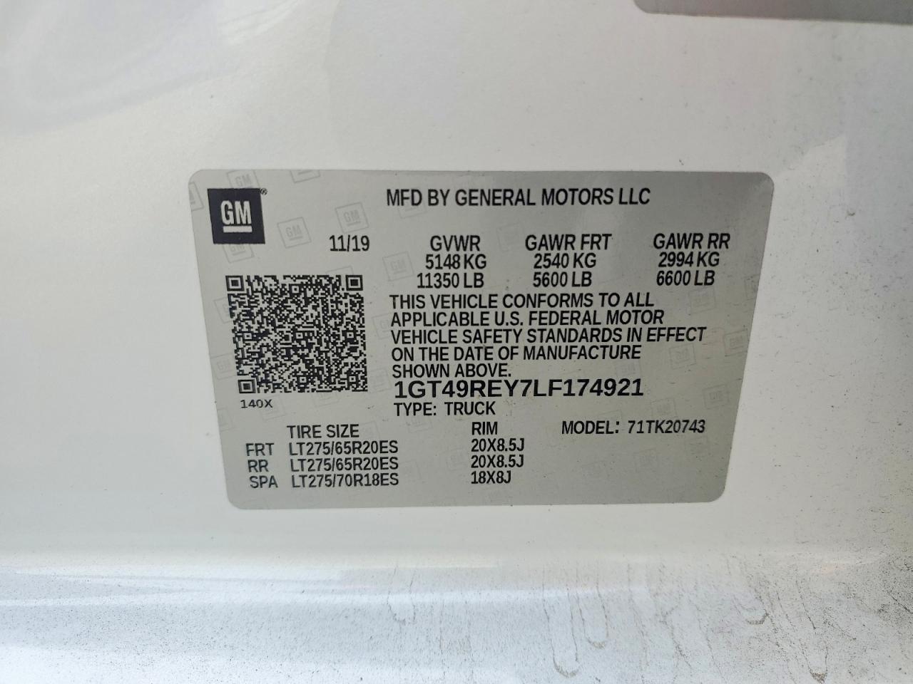 2020 GMC SIERRA