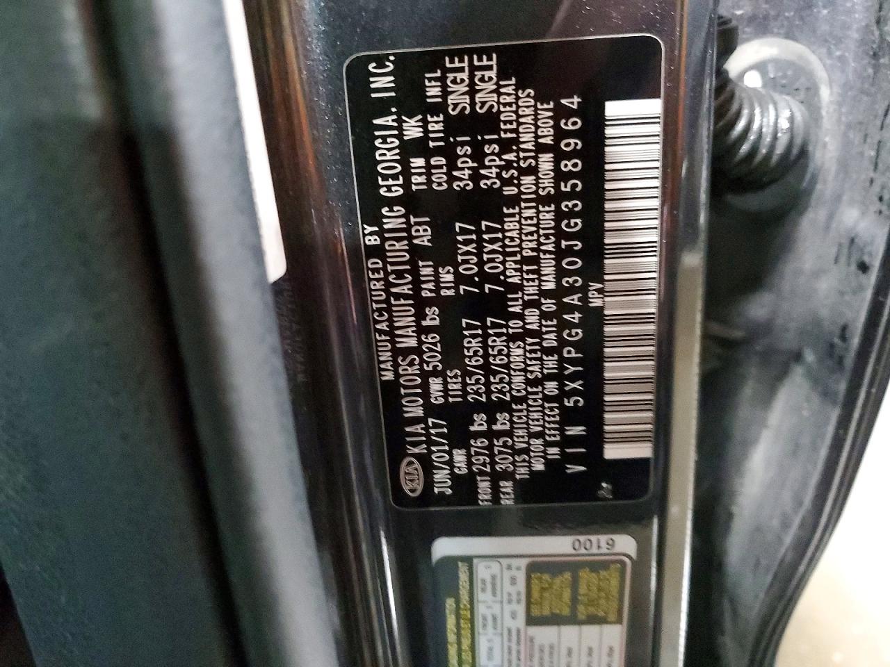 2018 KIA SORENTO