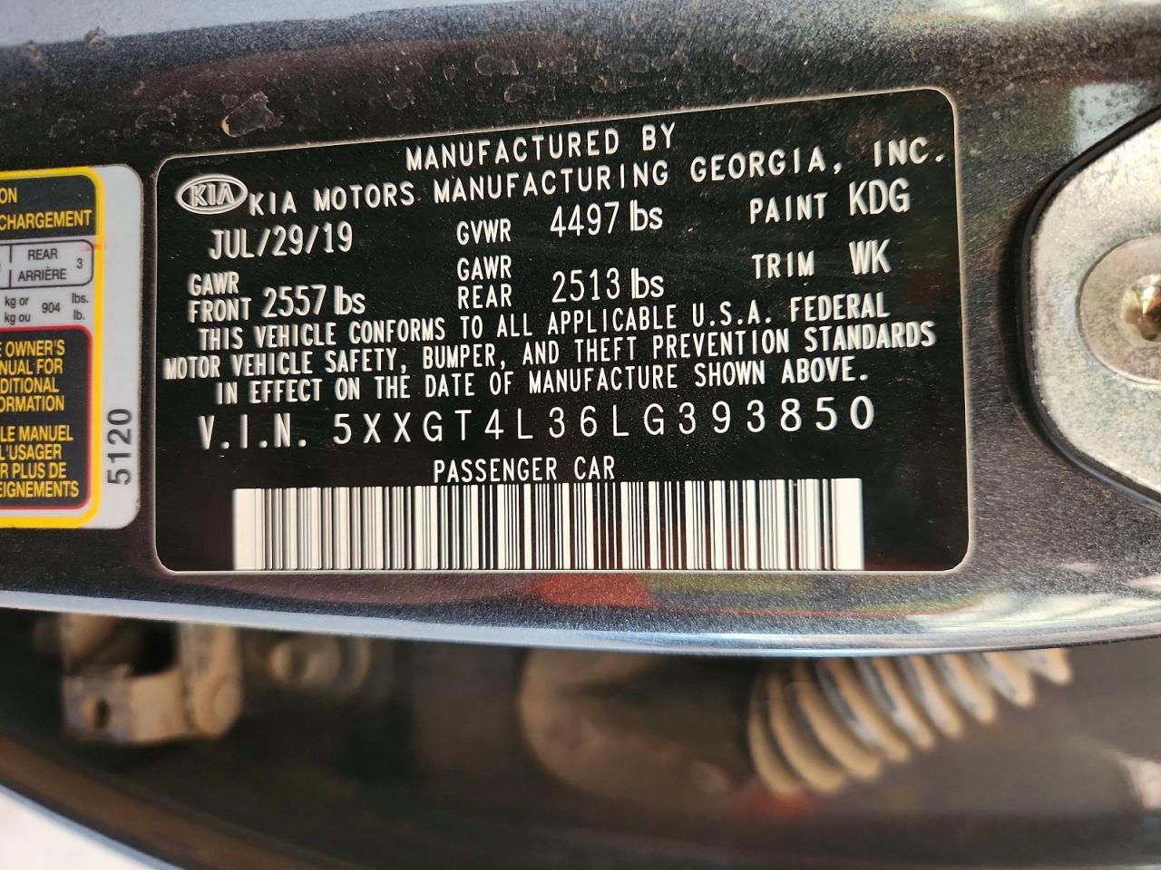2020 KIA OPTIMA