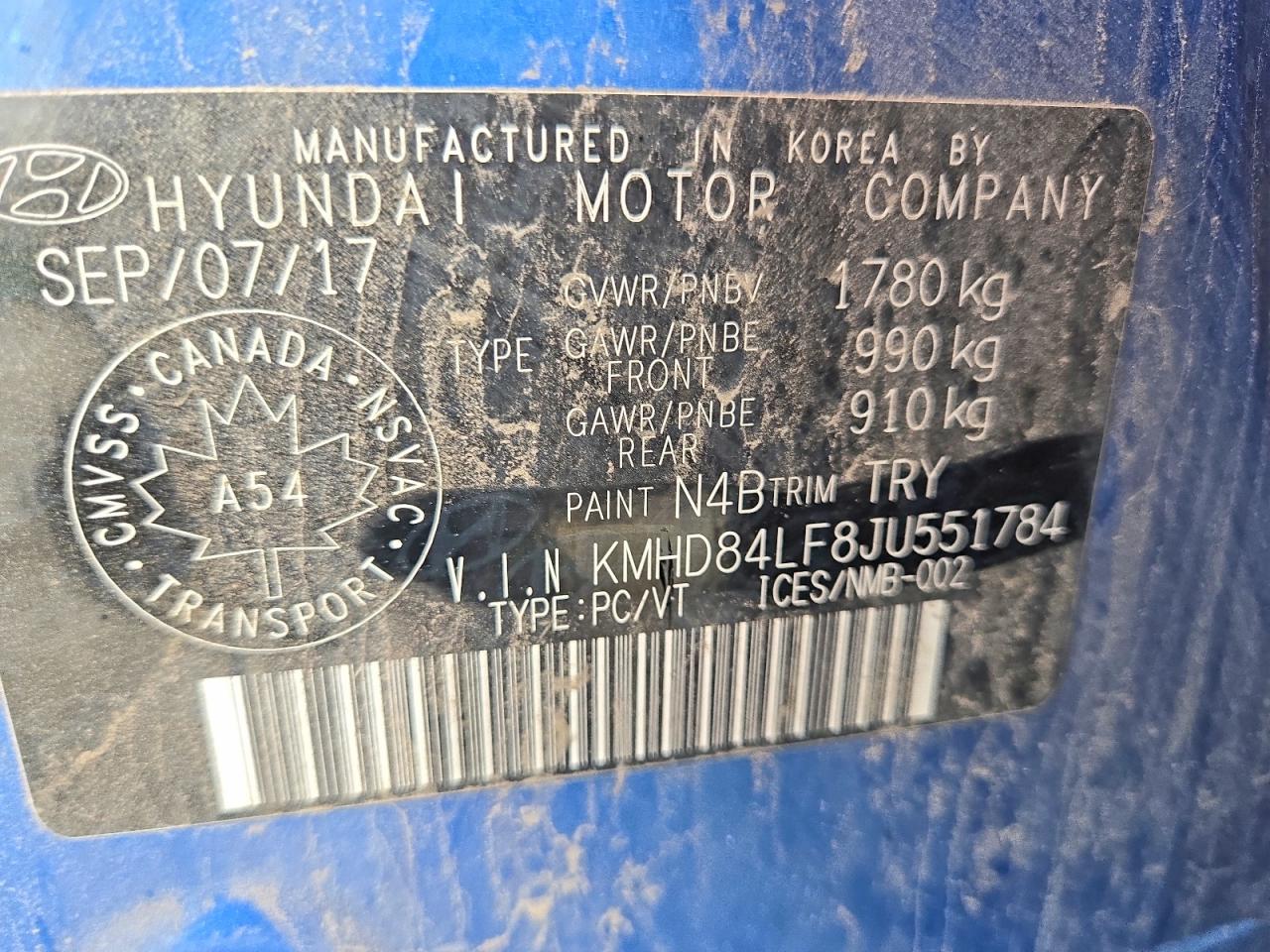 2018 HYUNDAI ELANTRA
