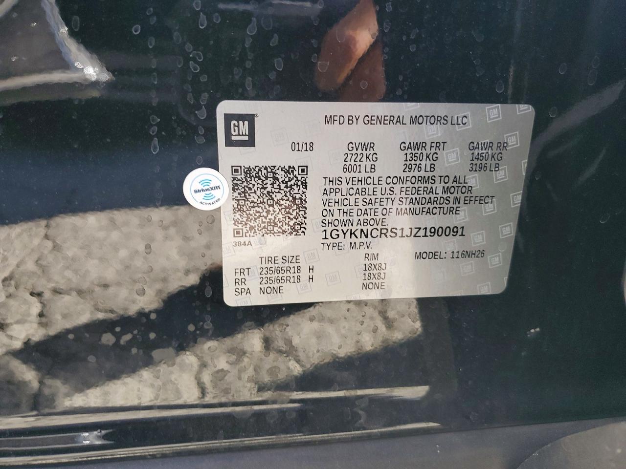 2018 CADILLAC XT5