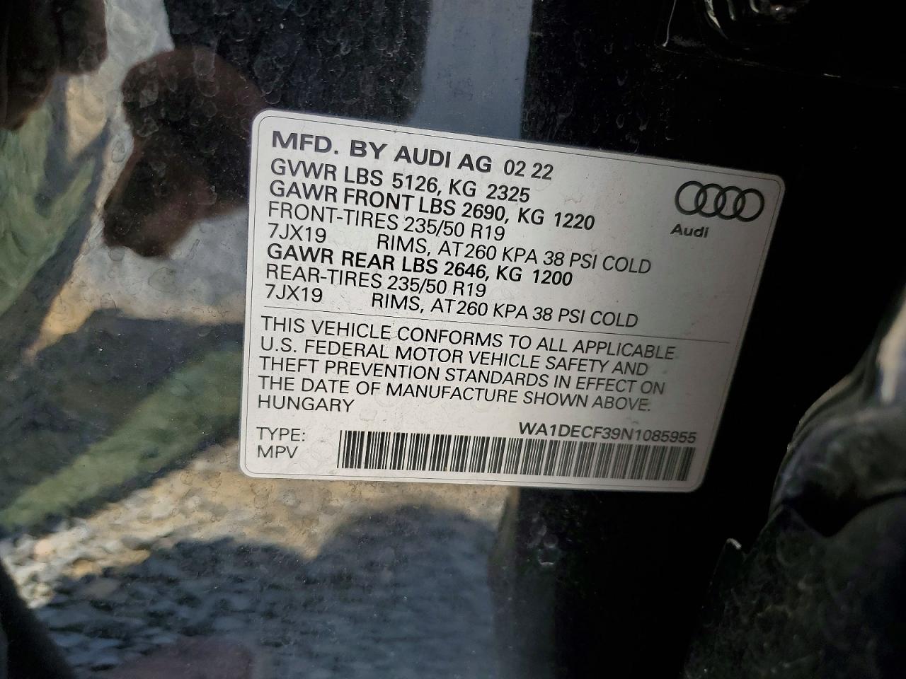 2022 AUDI Q3