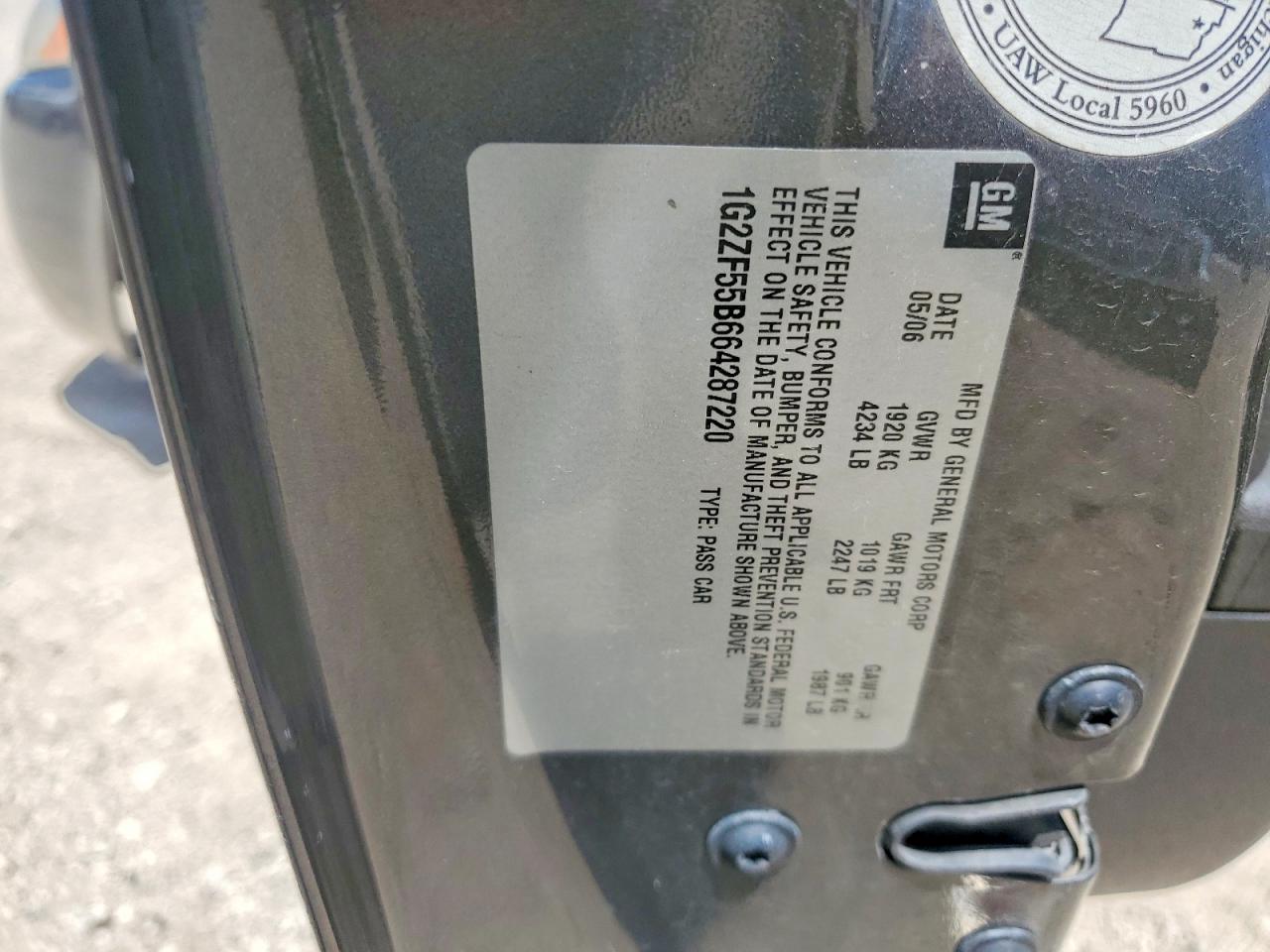 2006 PONTIAC G6