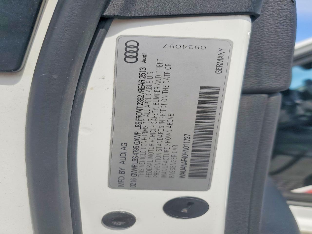 2017 AUDI A4