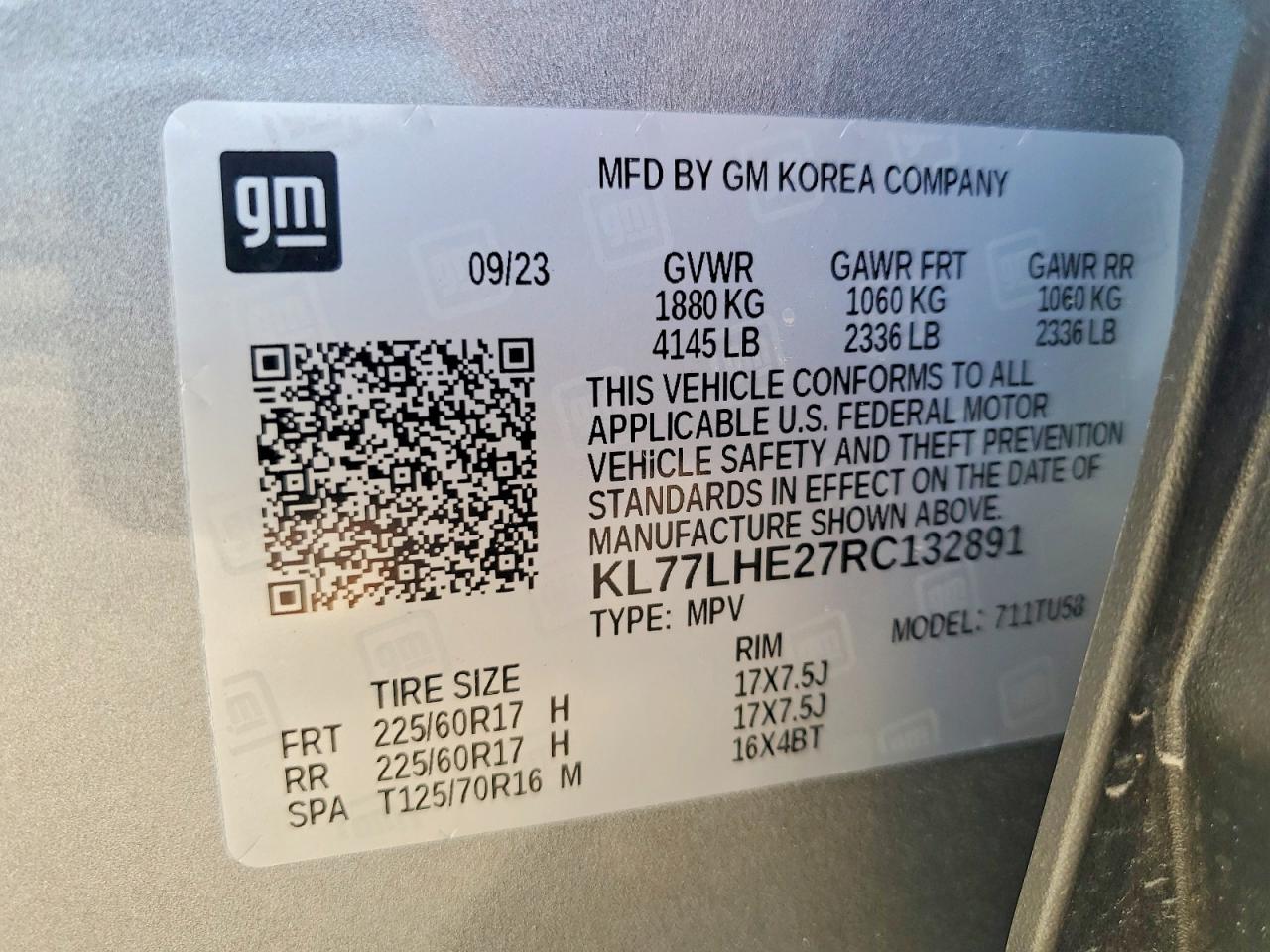 2024 CHEVROLET TRAX