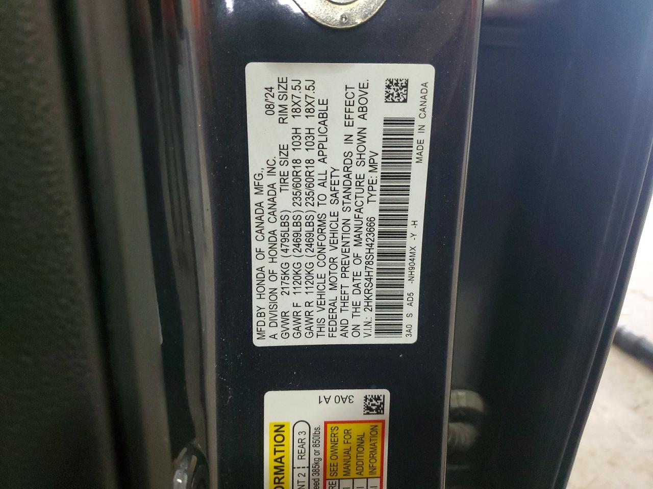 2025 HONDA CRV