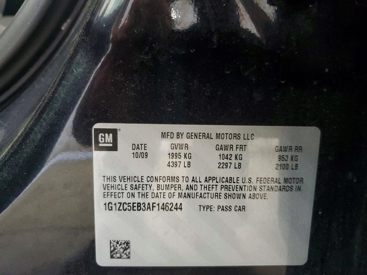 2010 CHEVROLET MALIBU