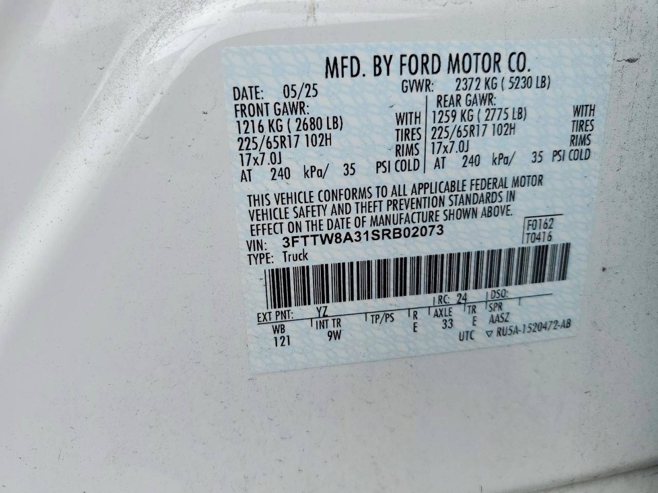 2025 FORD MAVERICK