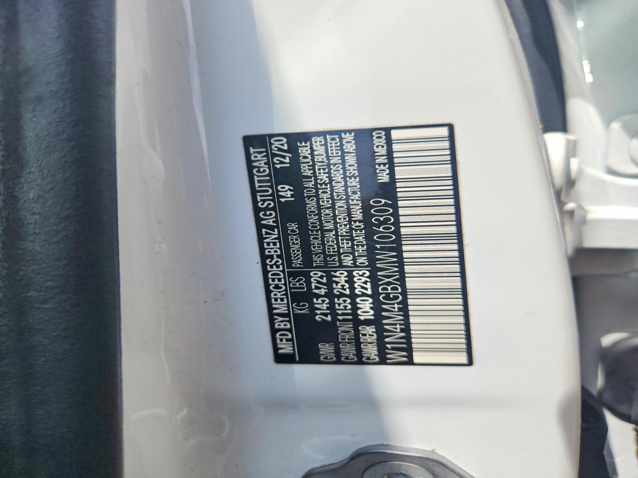 2021 MERCEDES-BENZ GLB-CLASS