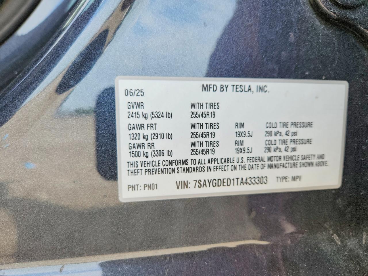 2026 TESLA MODEL Y