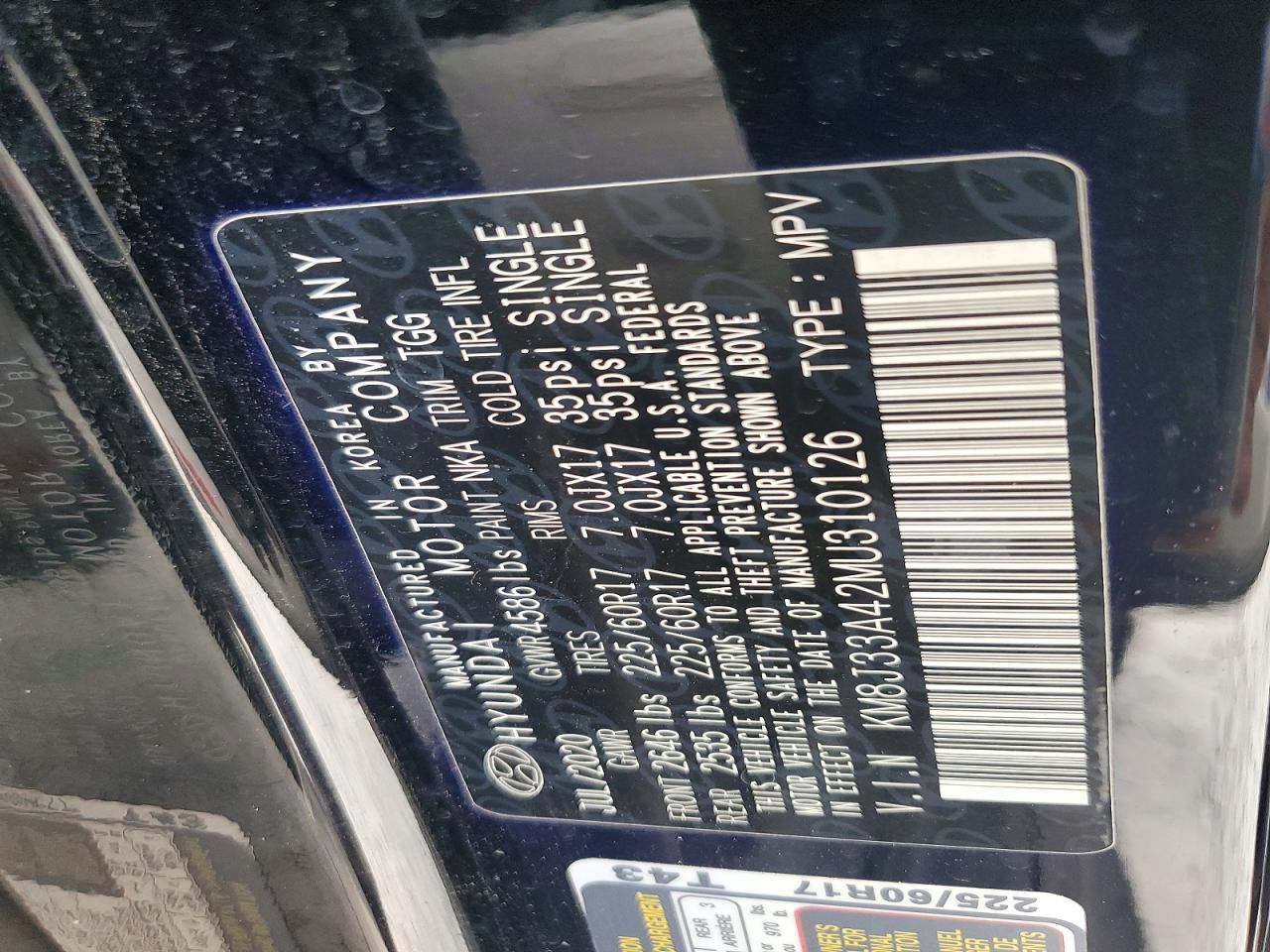 2021 HYUNDAI TUCSON