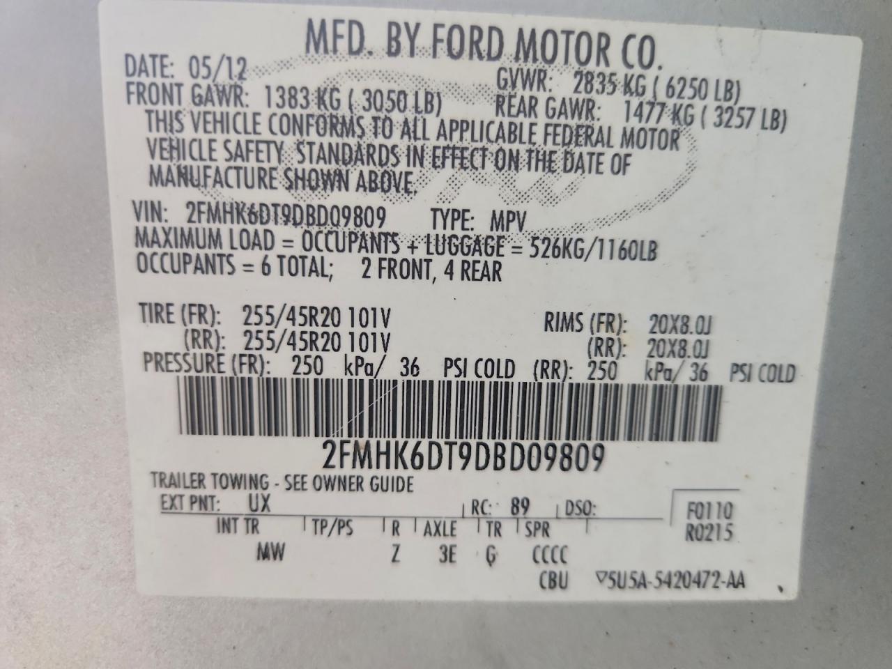 2013 FORD FLEX