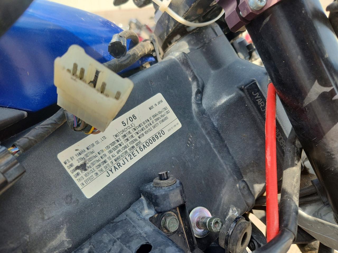 2006 YAMAHA YZF