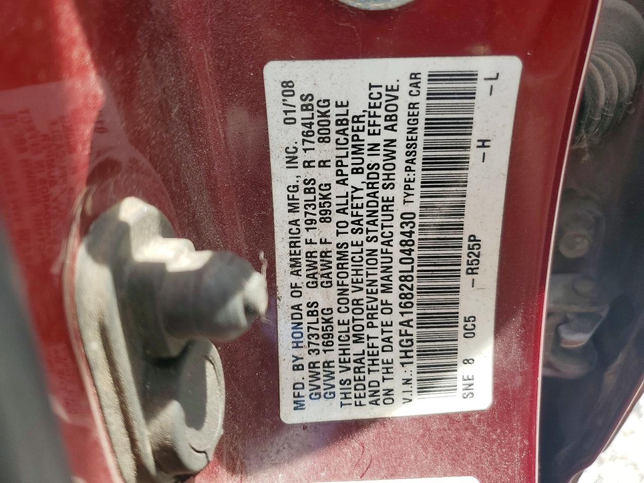 2008 HONDA CIVIC