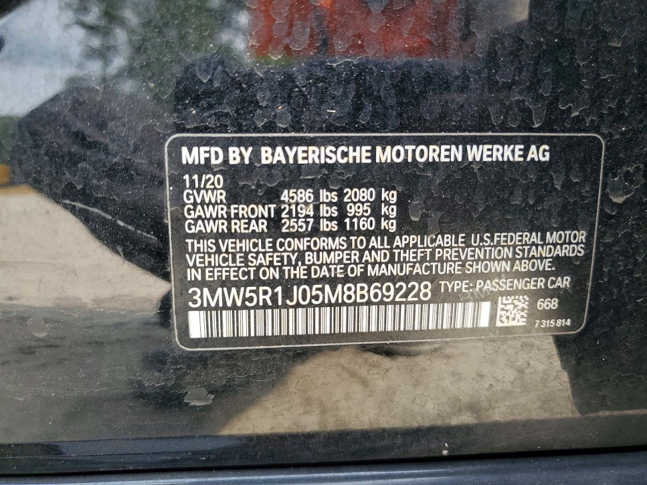 2021 BMW 3 SERIES
