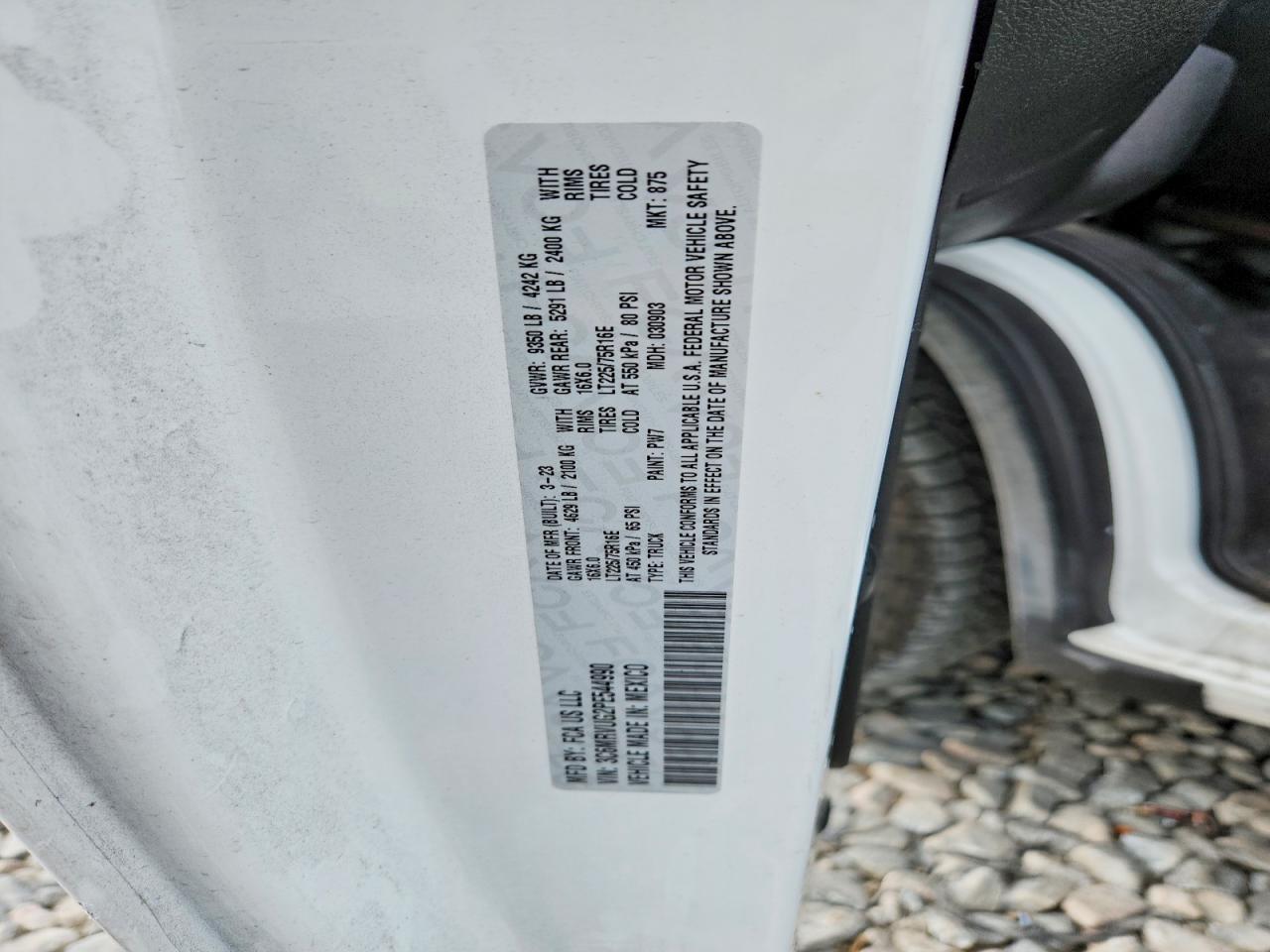2023 RAM PROMASTER