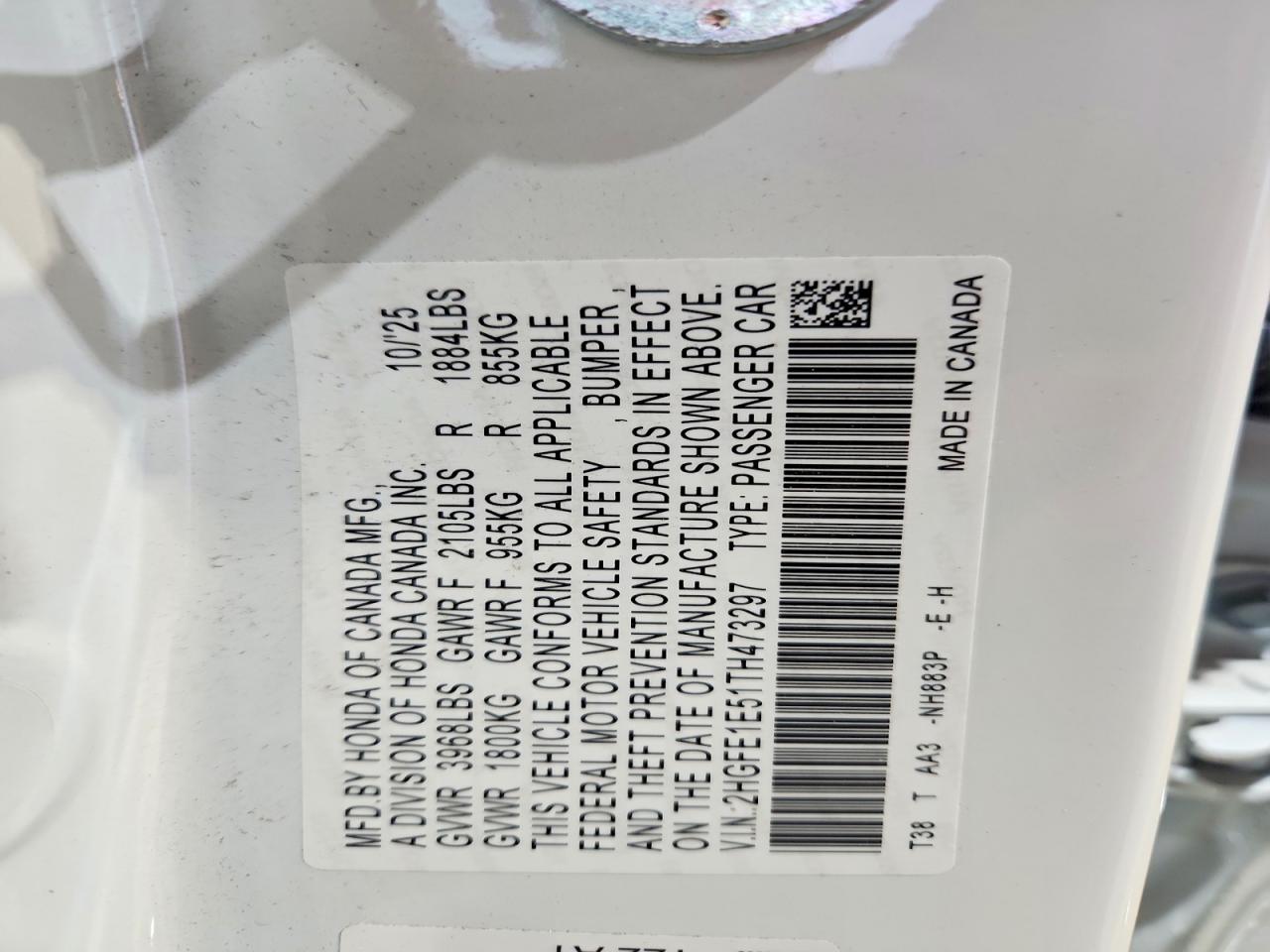 2026 HONDA CIVIC