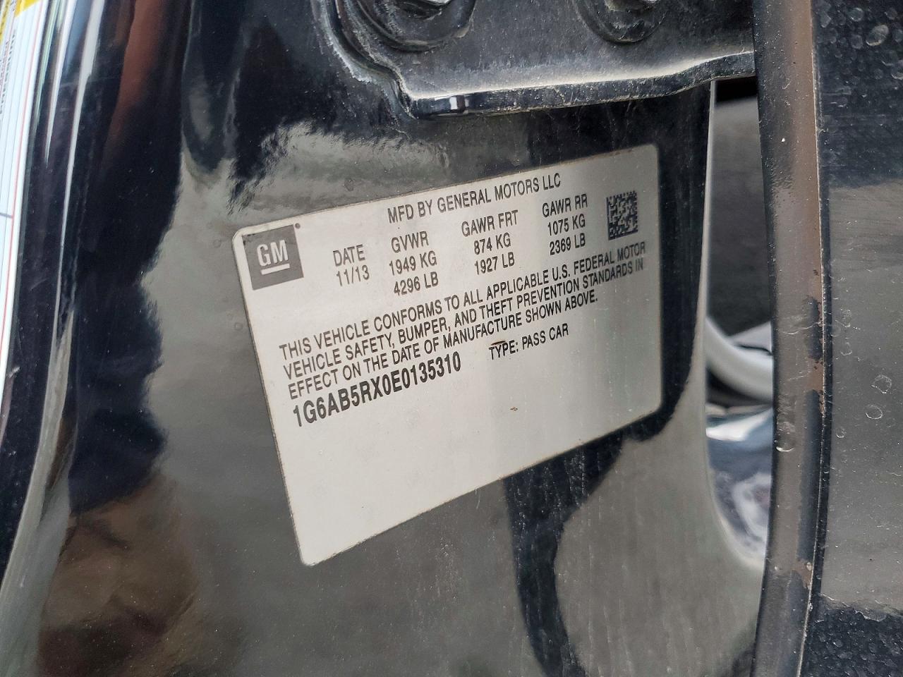 2014 CADILLAC ATS
