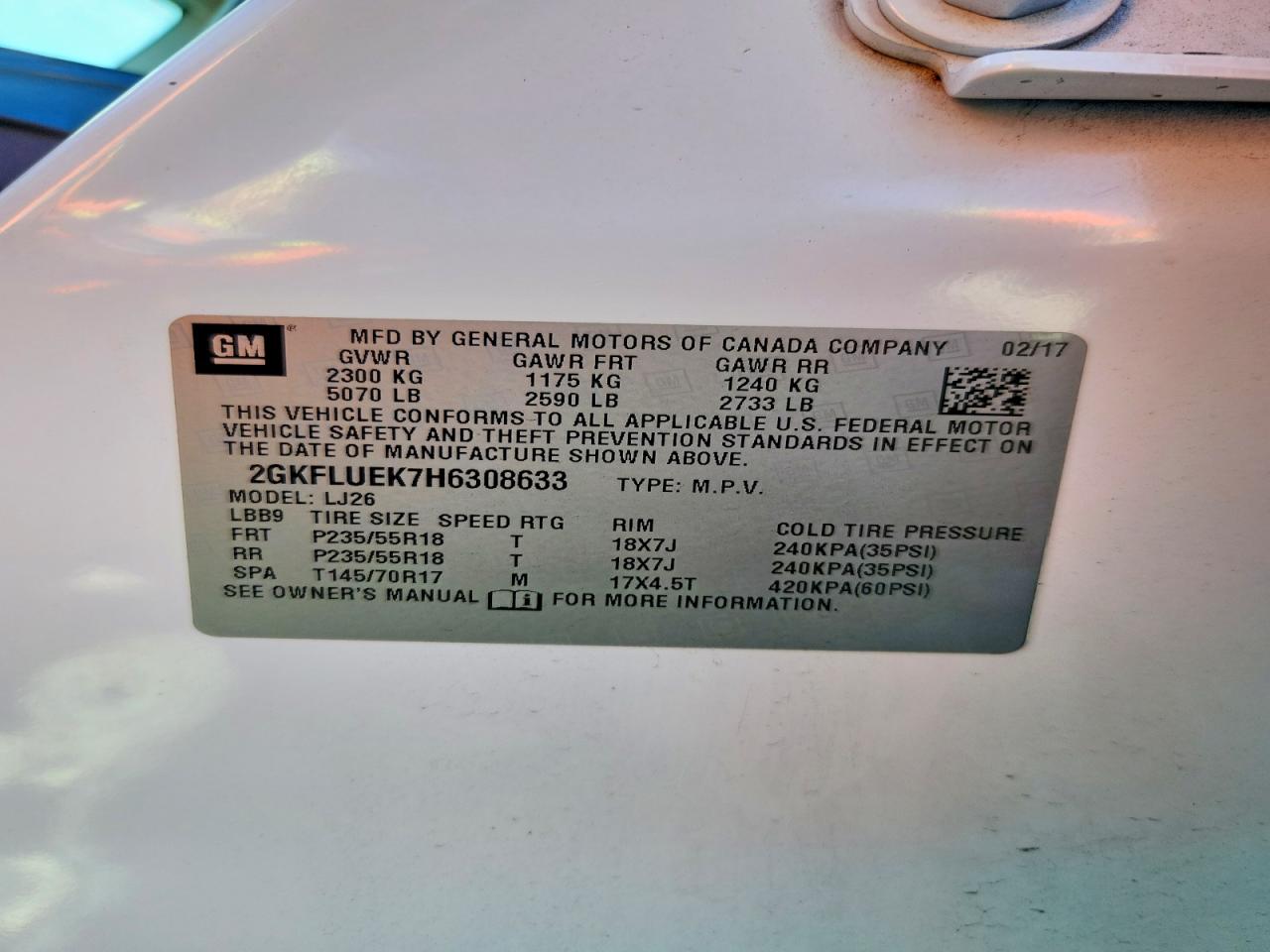 2017 GMC TERRAIN