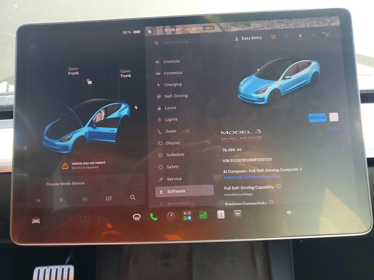 2021 TESLA MODEL 3