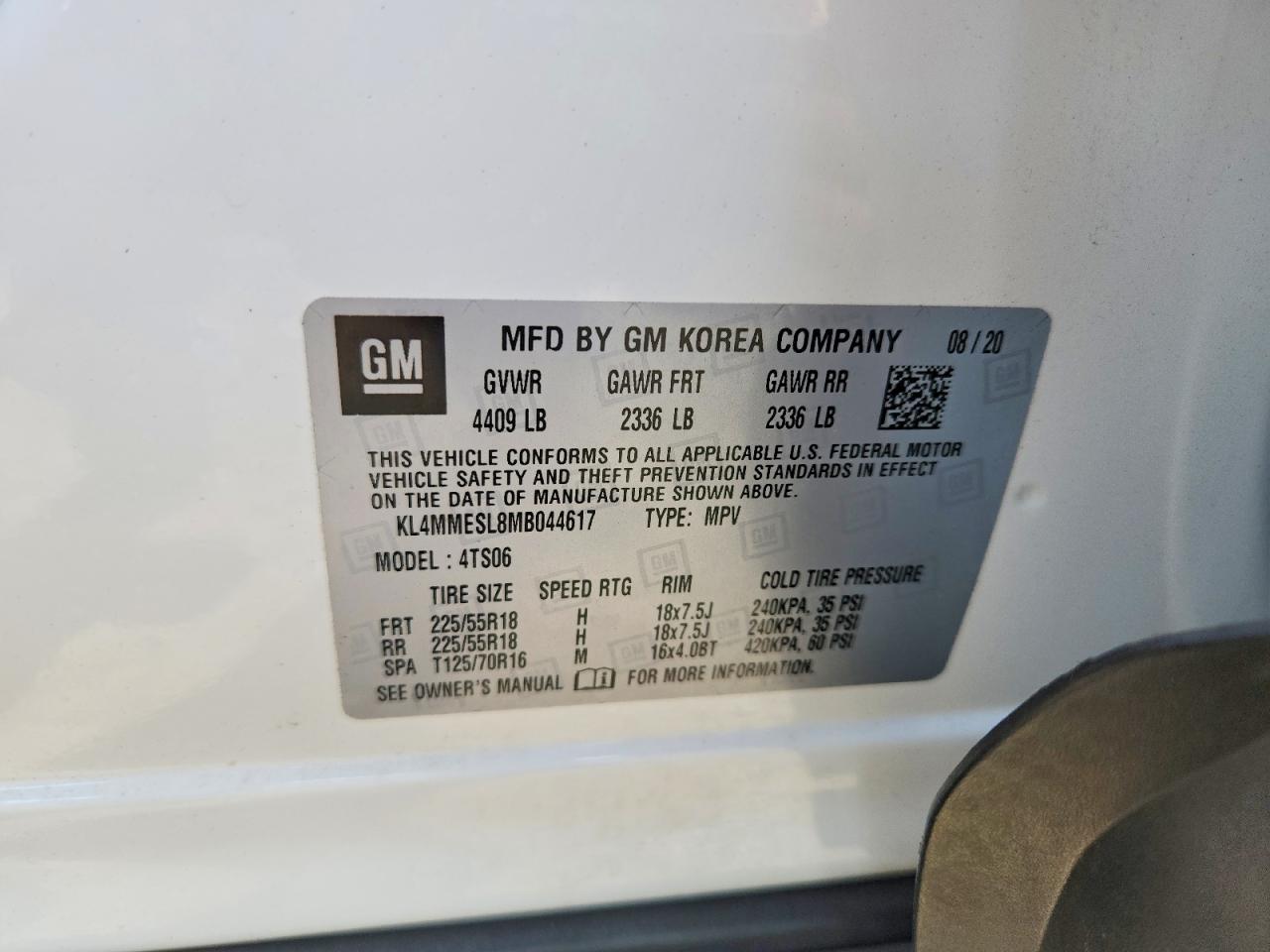 2021 BUICK ENCORE
